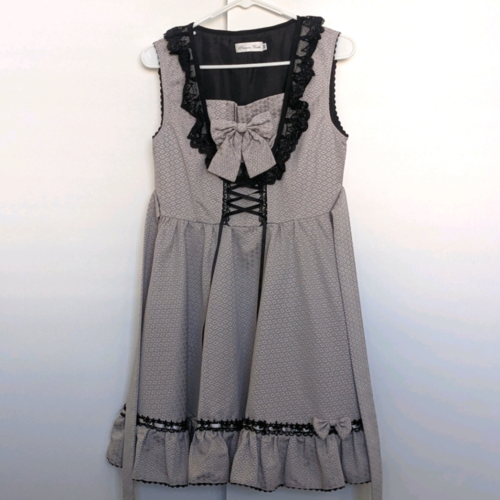 Gray Simple Lolita Dress